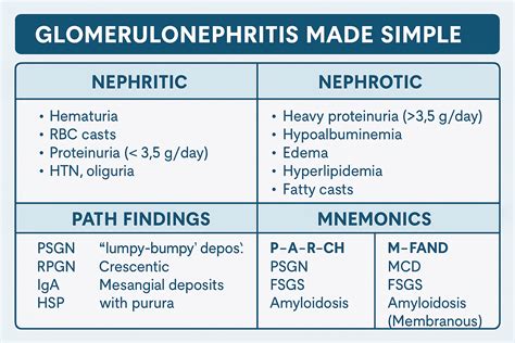 🩺 Glomerulonephritis Made Simple: Mnemonics, Pathology, and Clinical Clues — King of the Curve