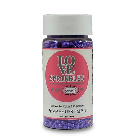 Purple | Sprinkles Bottle for Decoration Bottle 120 g – Confect