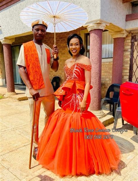 Discover 17 Orange Theme Wedding and African Orange Gala Dresses Ideas ...