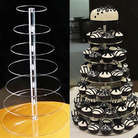 7 Tier : PENSON & CO. 7 Tier Crystal Acrylic Round Cupcake Stand ...