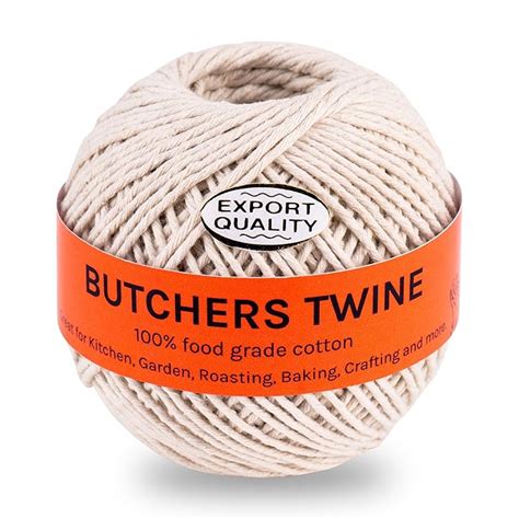 Butchers Twine 12 Ply Cotton Kitchen Twine for Roasting, Bakers ...
