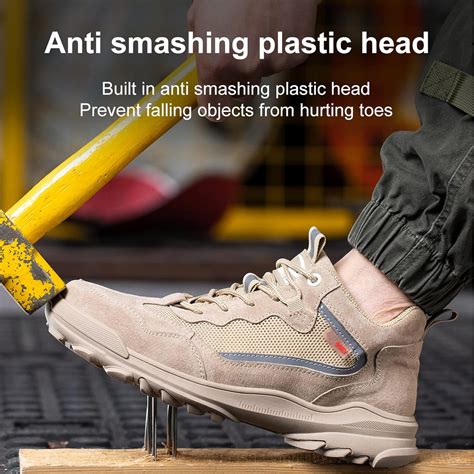 Buy Safety Work Shoes for Men Indestructible Work Sneakers Breathable ...