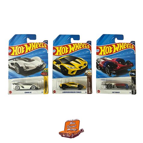 Hot Wheels Mainline (Set of 3) – Czinger 21C / Lamborghini Huracán Ste ...