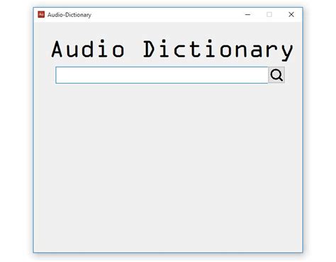 Talking Dictionary Python Project 的图像结果