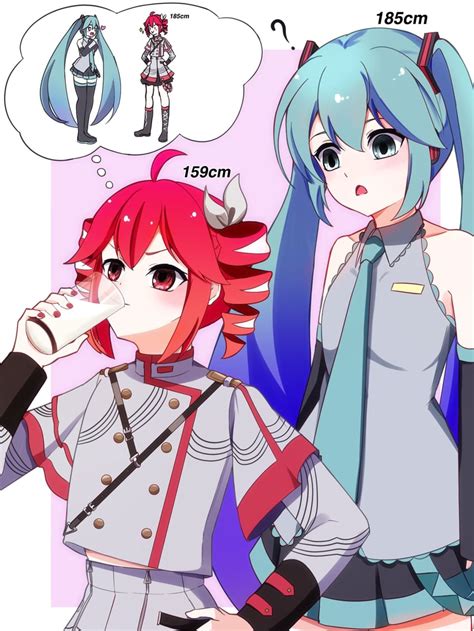 hatsune miku, kasane teto, and kasane teto (vocaloid and 2 more) drawn ...