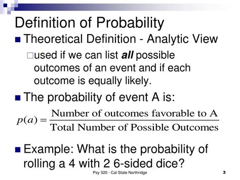 Image result for Statistical Definition of Probability