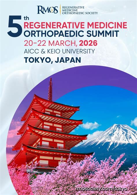 Excited to announce the 5th RMOS - Regenerative Medicine Orthopaedic ...