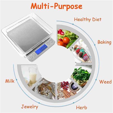 Kitchen Scale 500g by 0.01Gram/0.001Ounce Small Digital Food Scale ...
