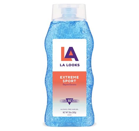 L.A. Looks Sport extreme Hold Hair Gel, Hold Level 10, 20-Ounce : Buy ...