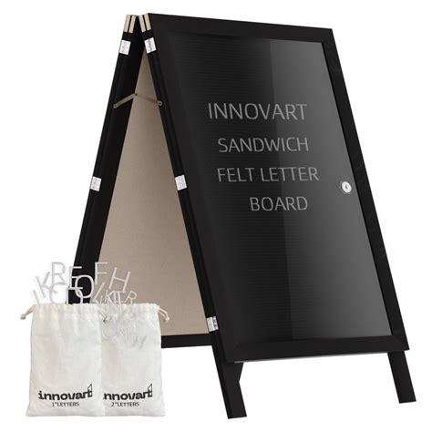 INNOVART A-Frame Sidewalk Sign with Locking Acrylic Door 40'x26 ...