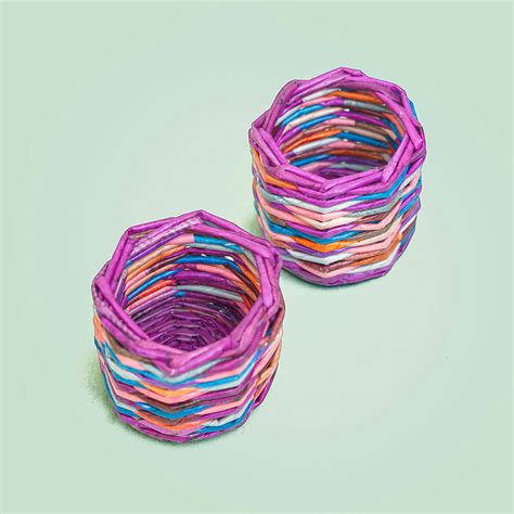 Buy Handmade Upcycled Multi-coloured Pen Stand Online On Zwende