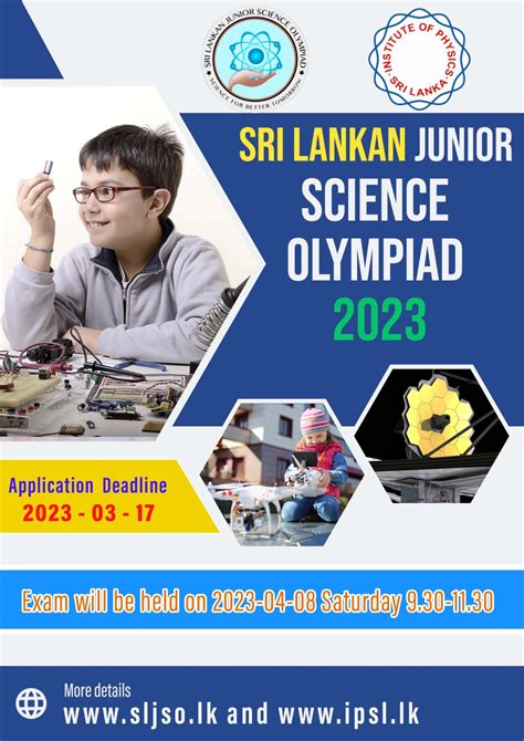 Junior Science Olympiad 2023 – Institute of Physics Sri Lanka