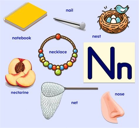 N Words For Kindergarten Kids Under 7: Circle The Correct Spelling Of