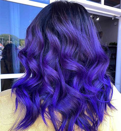Bright Purple Hair Color