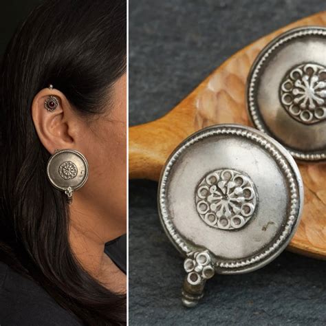 Studs – aham jewellery | handcrafted silver jewellery