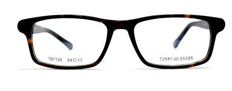 Rectangle Tommy Brown Eyeglasses TB7126 DA Brown – SoftTouchLenses