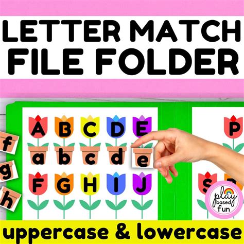 Free Printable Alphabet File Folder Games | Printable Alphabet Letters