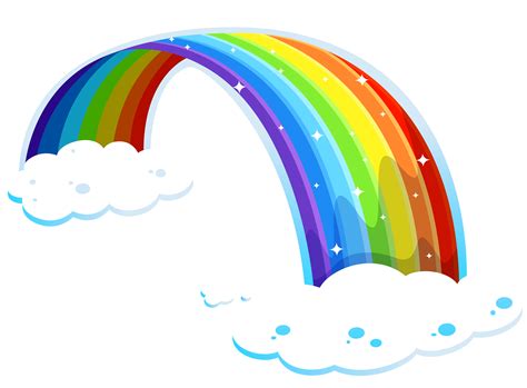 Rainbow Decoration Clouds PNG Transparent Background, Free Download ...
