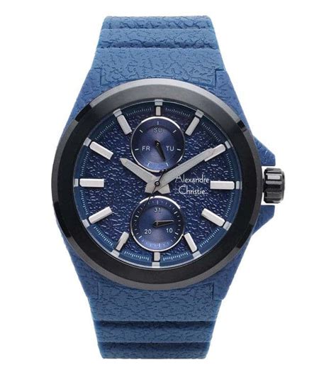 ALEXANDRE CHRISTIE 6585MFRIPBU AC Multifunction Watch for Men
