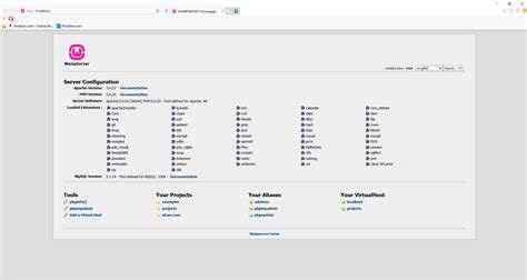 Wamp Localhost 的图像结果