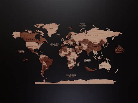 World Map for Wall 的图像结果