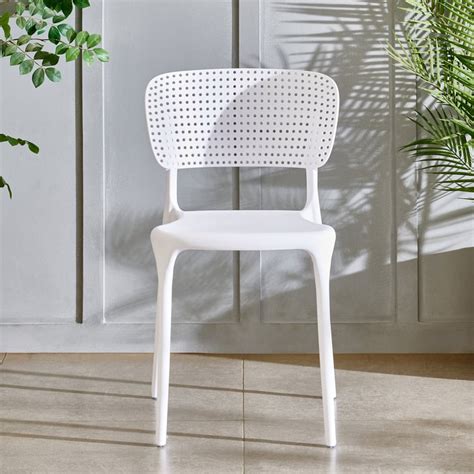 Buy Gracia NXT Polypropylene Cafe Chair - White from Home Centre at ...