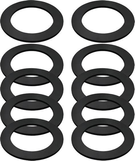 Amazon.com: 10-Pack Rubber Tub Drain Gasket, 1-3/4-Inch by 2-5/8-Inch ...
