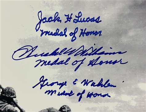 Lot Detail - Iwo Jima: WWII Medal of Honor Recipients Multi-Signed 11 ...
