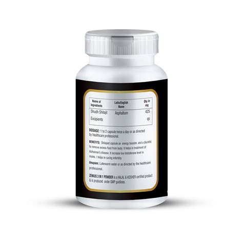 Zenius Shilajeet Capsule For Sexual Health, 60 Capsules – ClickOnCare
