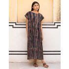 Beige Bagru Hand Block Printed Cotton Palazzo