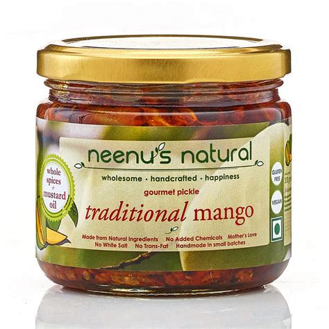 Homemade Traditional Mango Pickle | Aam ka Achaar | Neenu's Natural ...