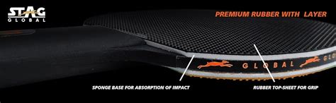 (New Launch) STAG Global Series Table Tennis Racket | Lightweight ...