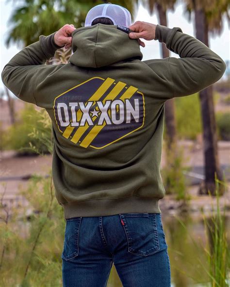 Tactical Badge Zip Up Hoodie - O.D. Green | Dixxon Flannel Co.