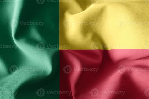 3d realistic waving silk flag of Benin 11448109 Stock Photo at Vecteezy