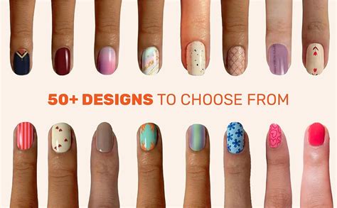 ROS Beauty Nail Stickies | 20 Count | Easy-to-Apply Vibrant Nail Art ...