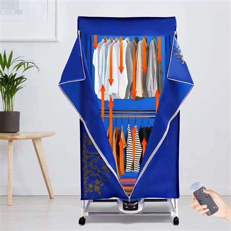 Anqidi Compact Electric Clothes Dryer, Portable 2 Layer 3 Gear Timing ...