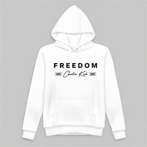 FREEDOM Charlie Kirk 1998 - 2025 Hoodie