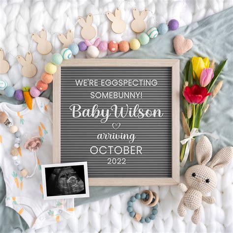 Baby Announcement Ideas Easter at George Ashcraft blog