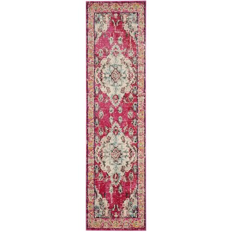 Safavieh Monaco Collection MNC243D Pink / Multi Rug, Color: Pink ...