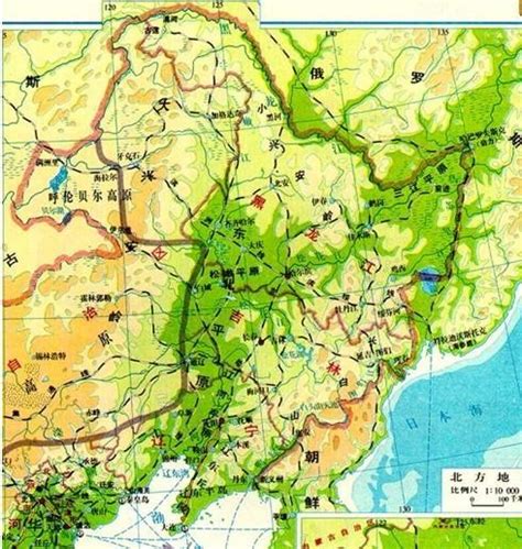 东北三省地图东北三省地图全图高清版大图