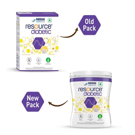 Buy NESTLE RESOURCE DIABETIC VANILLA FLAVOUR PROTEIN POWDER BOX OF 400G ...