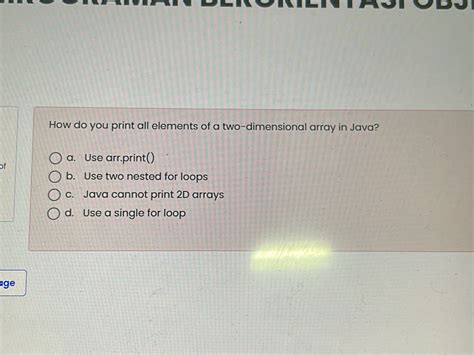 How to Print All Elements of a 1D Array in Java 的图像结果