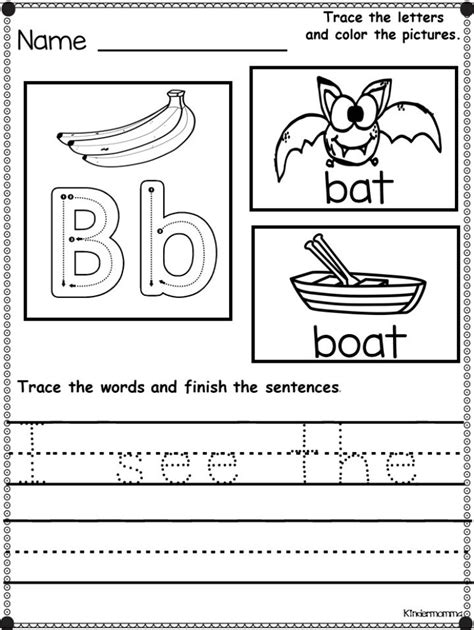 Kindergarten Writing Worksheets Printable Free - Kindergarten Worksheets