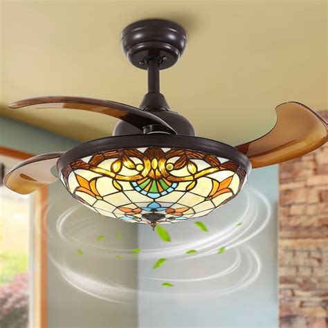 Tiffany Glass Ceiling Fans 194 Peacock Tiffany Glass Specialty Bowl