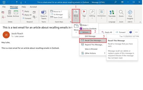 How To Unsend An Email In Outlook?