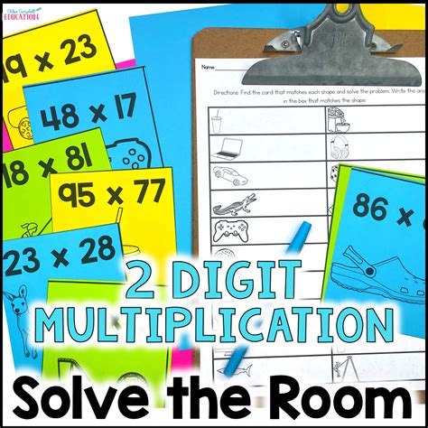 Image result for Two-Digit Multiplication Activity