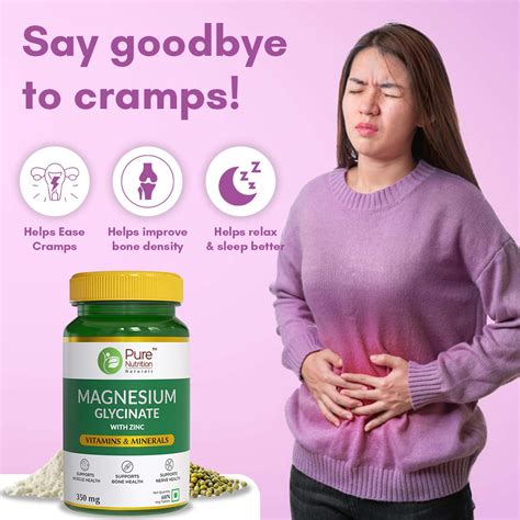 Buy PURE NUTRITION MAGNESIUM GLYCINATE TABLETS FOR BONE AND MUSCLE HEALTH 60 VEG TABLETS Online ...