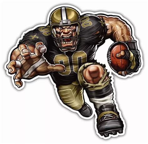 DOPASTICKER New Orleans Saints Mascot Sticker Decal Phone Decal Water ...