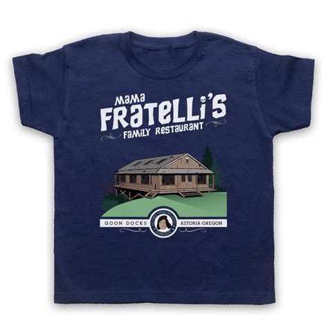 MAMA FRATELLI'S FAMILY RESTAURANT UNOFFICIAL GOON DOCKS KIDS CHILDS T ...