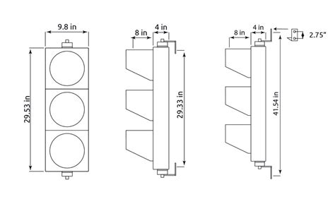 Xintong Aluminum Traffic Light Led 300mm High Flux Solar Powered System ...
